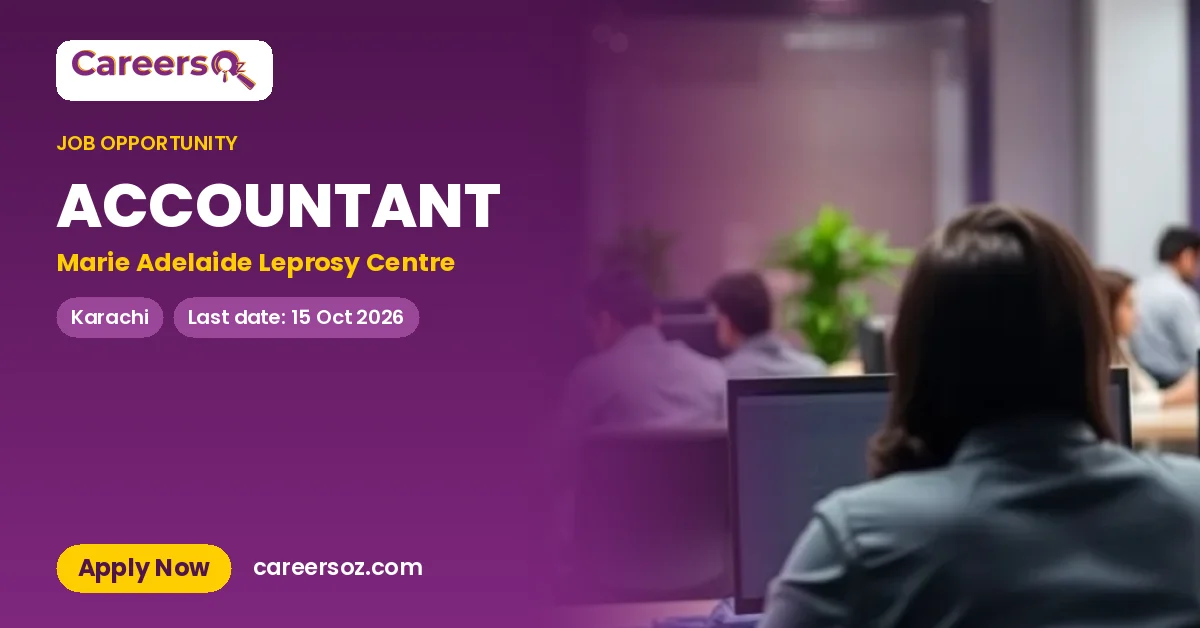 ACCOUNTANT – Marie Adelaide Leprosy Centre
