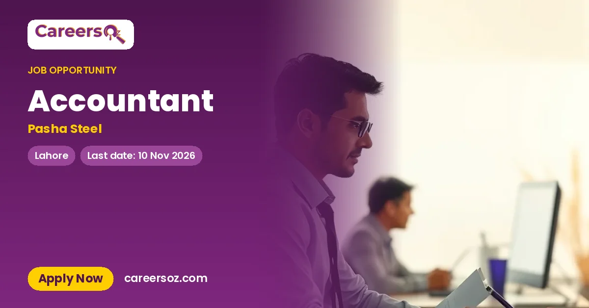 Accountant – Pasha Steel