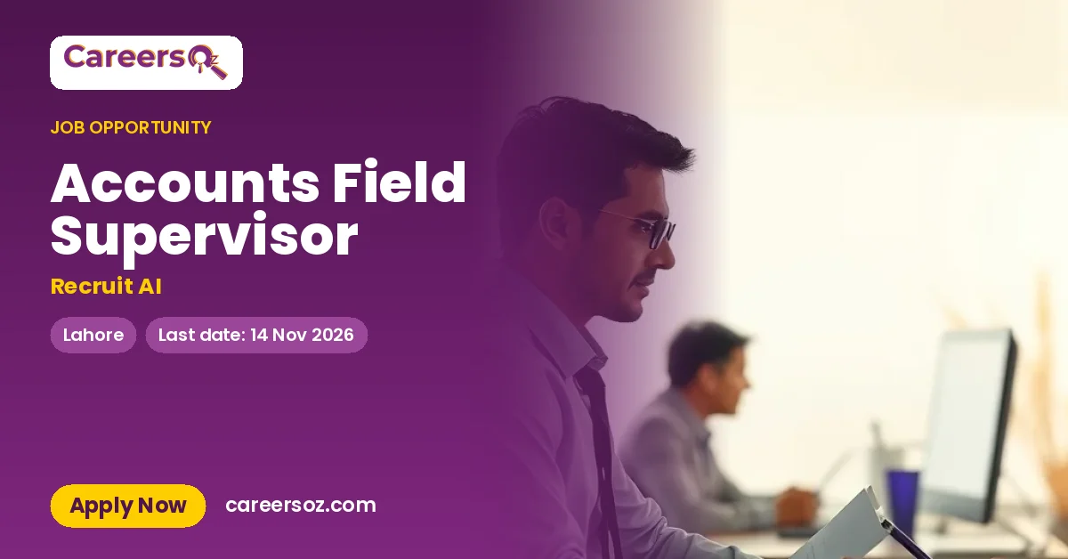 Accounts Field Supervisor – Recruit AI