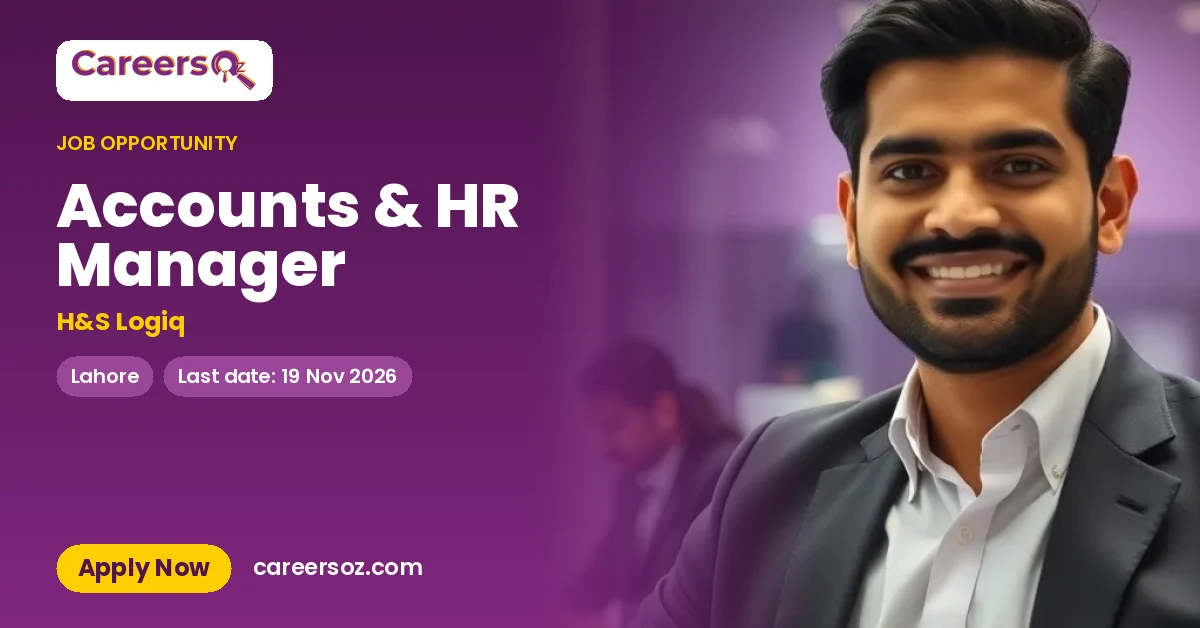 Accounts & HR Manager – H&S Logiq