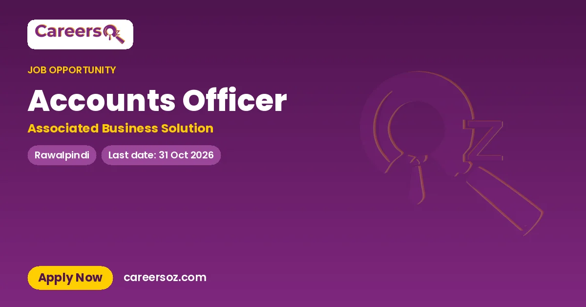 Accounts Officer – Associated Business Solution