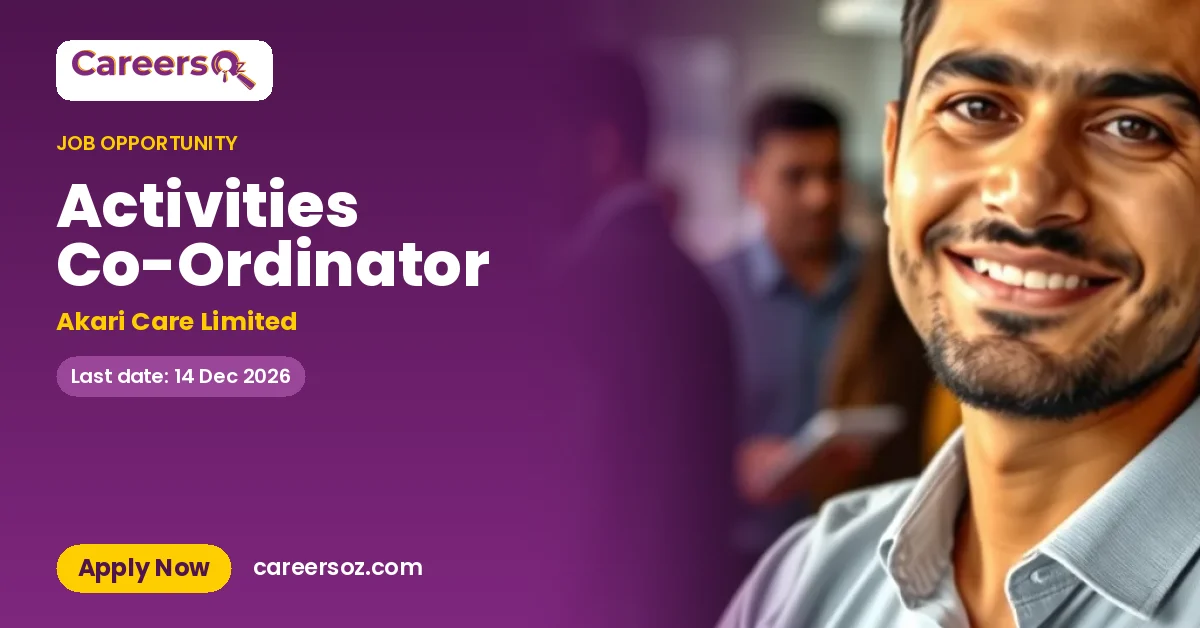 Activities Co-Ordinator – Akari Care Limited