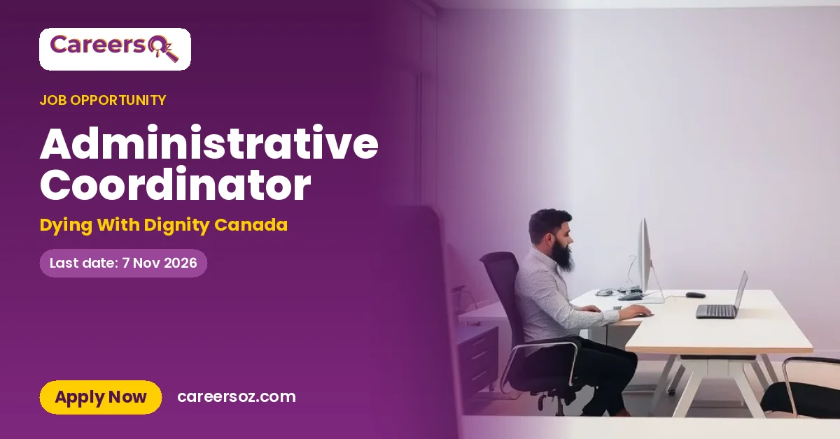 Administrative Coordinator – Dying With Dignity Canada