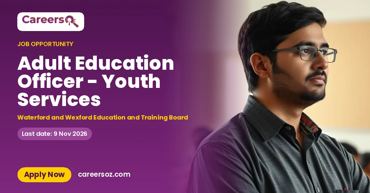 Adult Education Officer - Youth Services – Waterford and Wexford Education and Training Board
