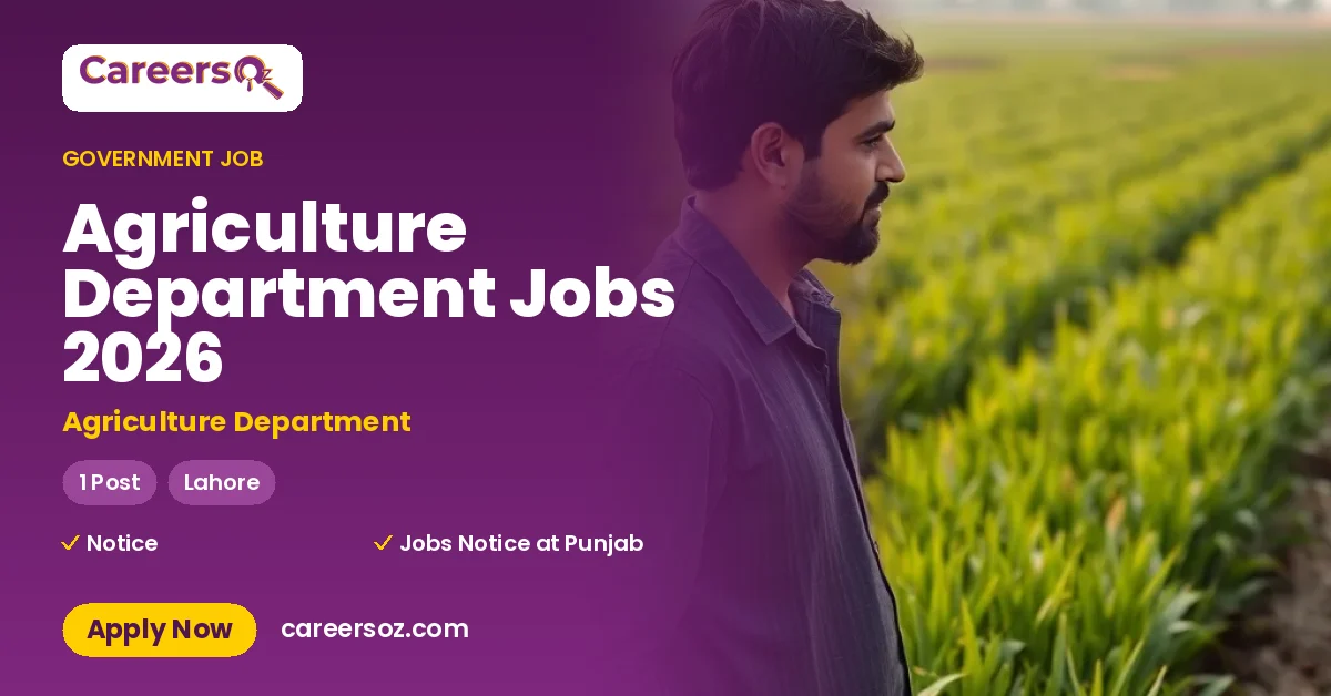 Agriculture Department Jobs 2026 – Agriculture Department