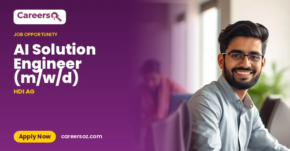 AI Solution Engineer (m/w/d) – HDI AG