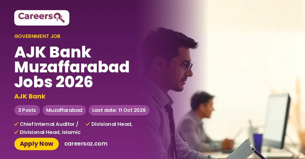 AJK Bank Muzaffarabad Jobs 2026 – AJK Bank