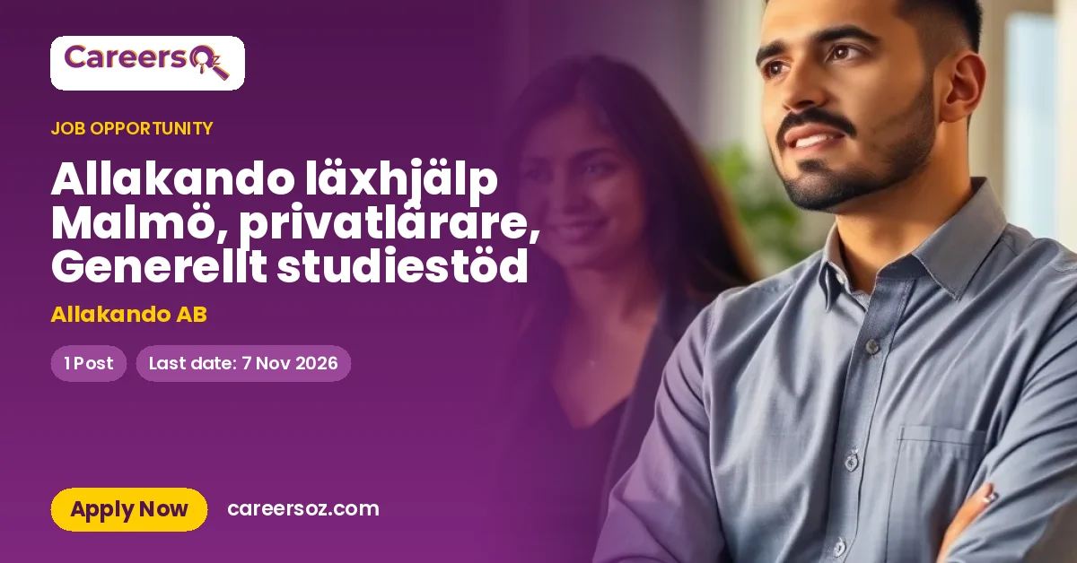 Allakando läxhjälp Malmö, privatlärare, Generellt studiestöd – Allakando AB