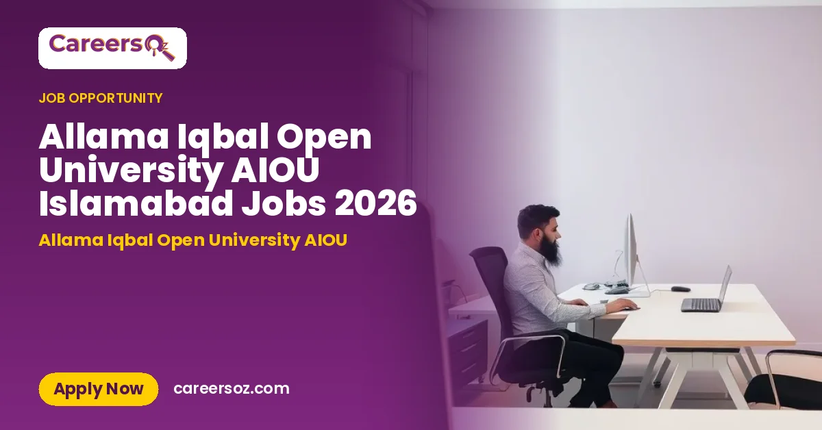 Allama Iqbal Open University AIOU Islamabad Jobs 2026 – Allama Iqbal Open University AIOU