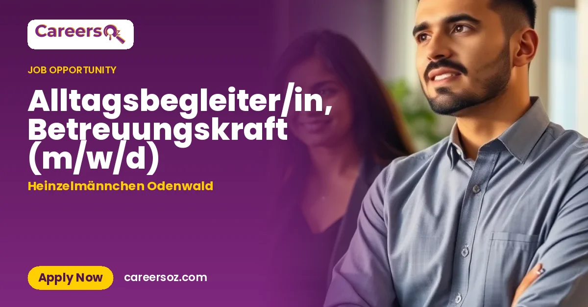 Alltagsbegleiter/in, Betreuungskraft (m/w/d) – Heinzelmännchen Odenwald