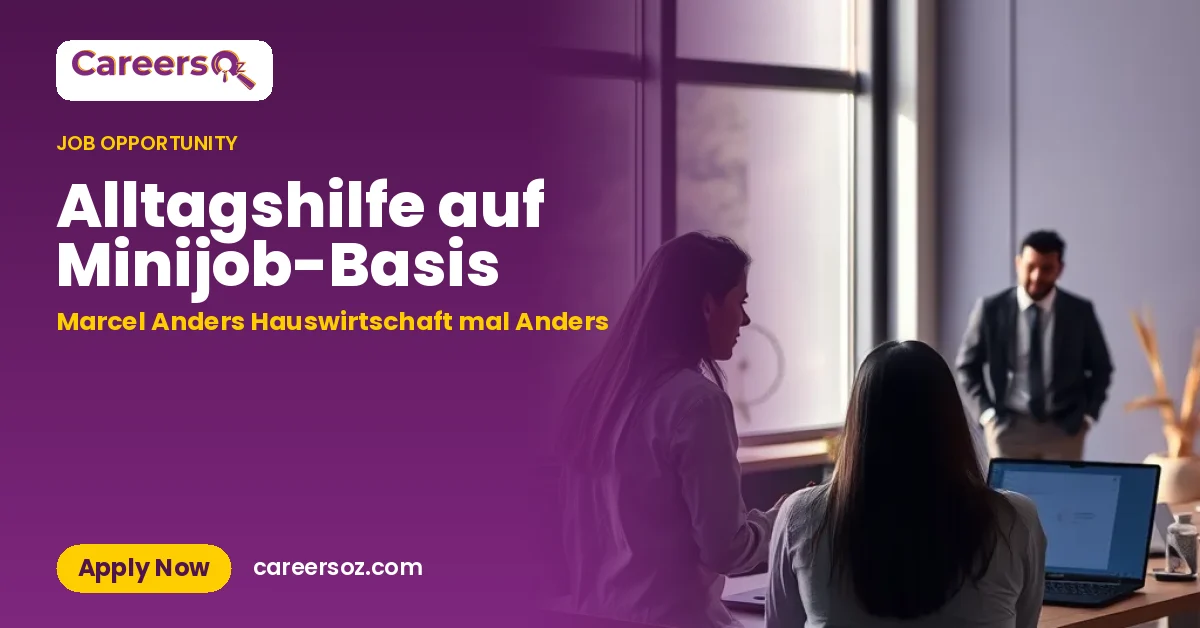 Alltagshilfe auf Minijob-Basis – Marcel Anders Hauswirtschaft mal Anders