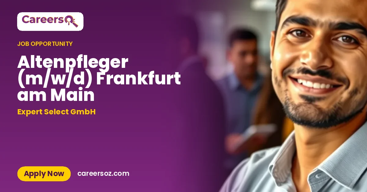 Altenpfleger (m/w/d) Frankfurt am Main – Expert Select GmbH