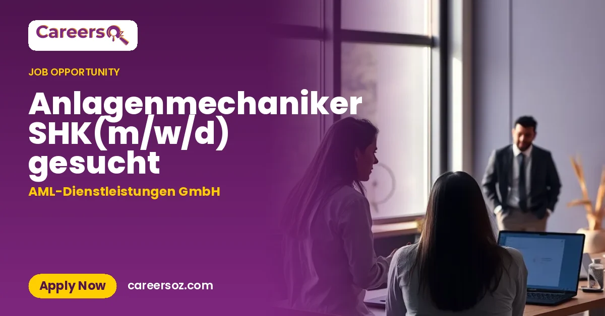 Anlagenmechaniker SHK(m/w/d) gesucht – AML-Dienstleistungen GmbH