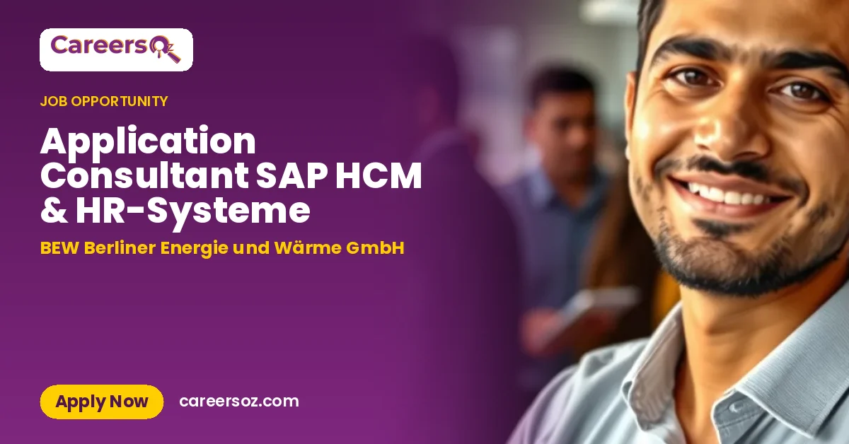 Application Consultant SAP HCM & HR-Systeme – BEW Berliner Energie und Wärme GmbH