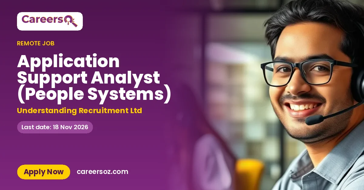 Application Support Analyst (People Systems) – Understanding Recruitment Ltd