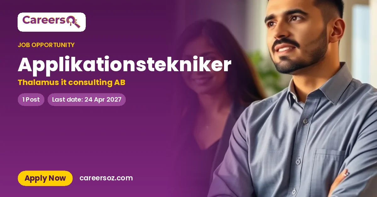 Applikationstekniker – Thalamus it consulting AB