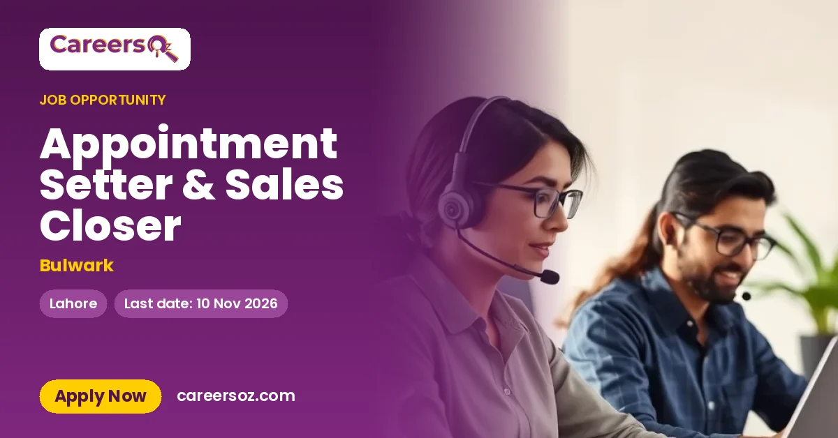 Appointment Setter & Sales Closer – Bulwark