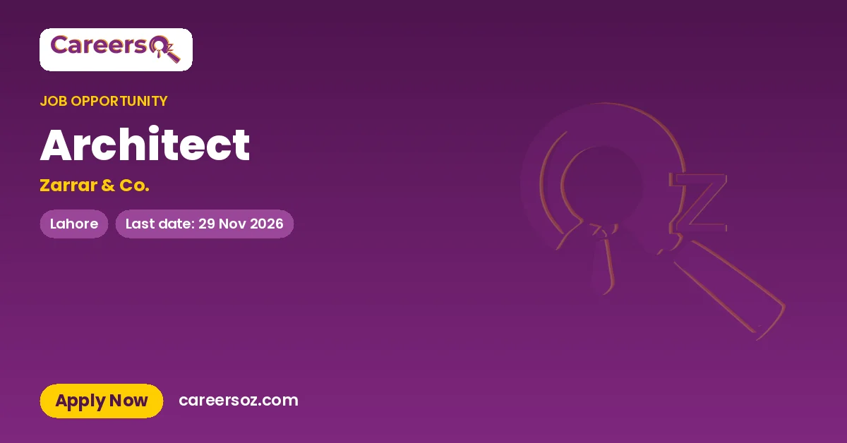 Architect – Zarrar & Co.