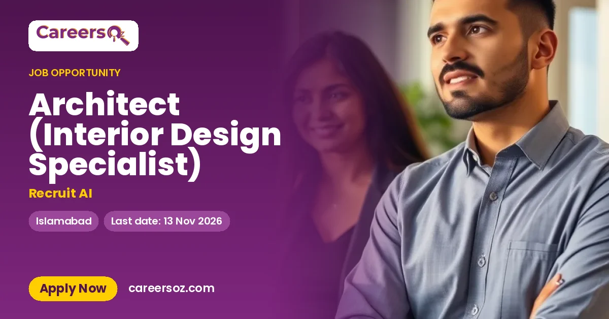 Architect (Interior Design Specialist) – Recruit AI