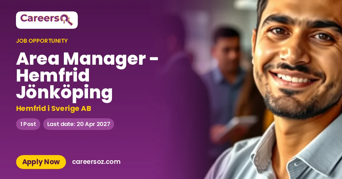 Area Manager - Hemfrid Jönköping – Hemfrid i Sverige AB
