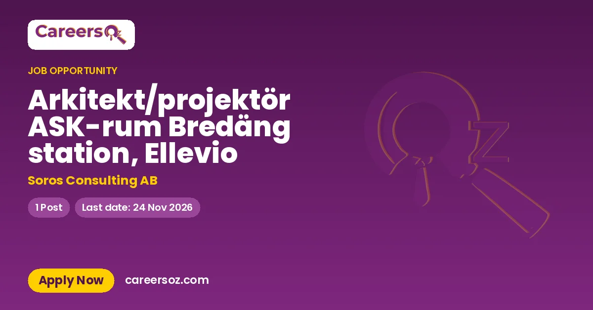 Arkitekt/projektör ASK-rum Bredäng station, Ellevio – Soros Consulting AB