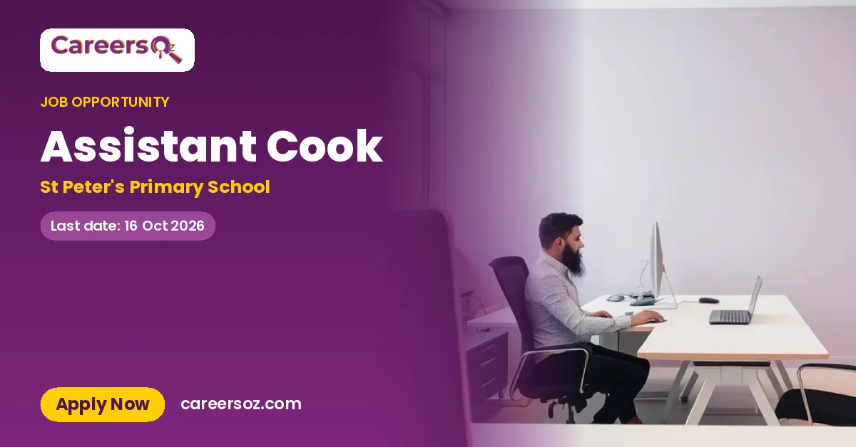 Assistant Cook – St Peter's Primary School