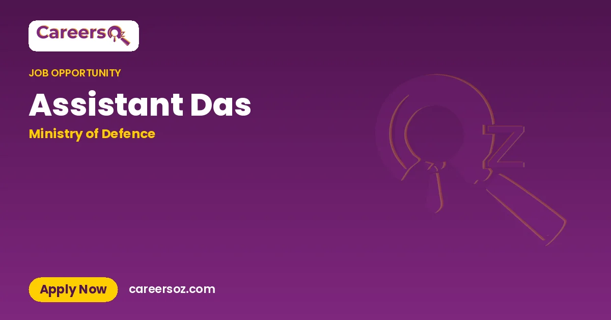 Assistant Das – Ministry of Defence