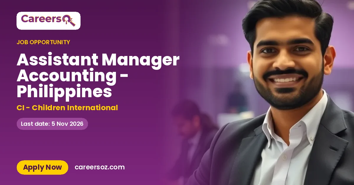Assistant Manager Accounting - Philippines – CI - Children International