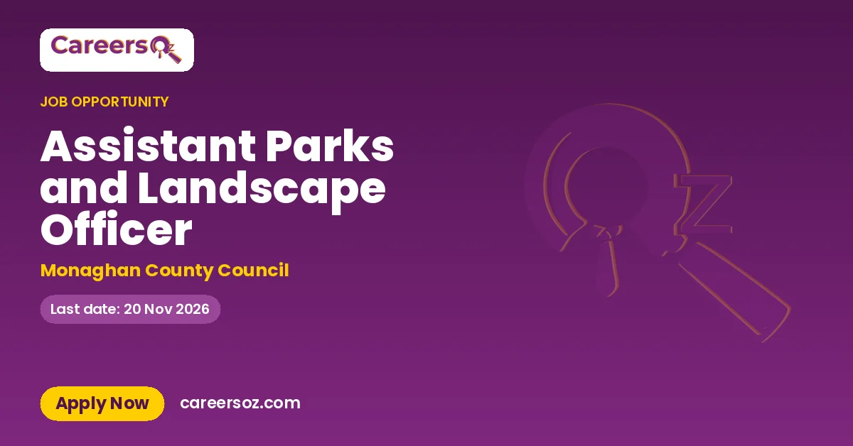 Assistant Parks and Landscape Officer – Monaghan County Council
