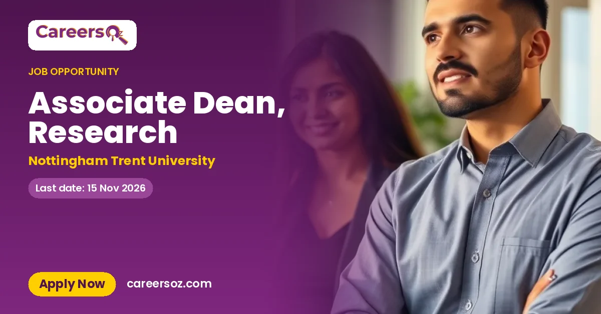 Associate Dean, Research – Nottingham Trent University