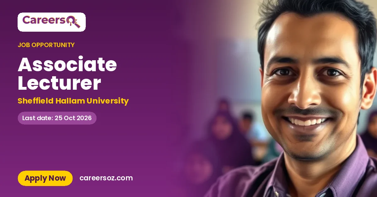 Associate Lecturer – Sheffield Hallam University