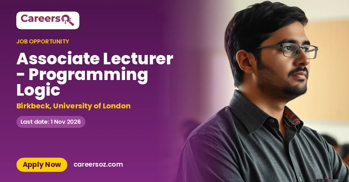 Associate Lecturer - Programming Logic – Birkbeck, University of London