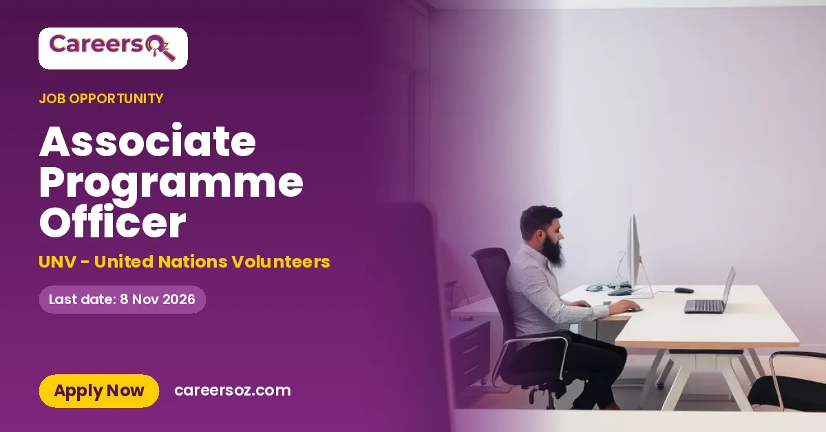 Associate Programme Officer – UNV - United Nations Volunteers