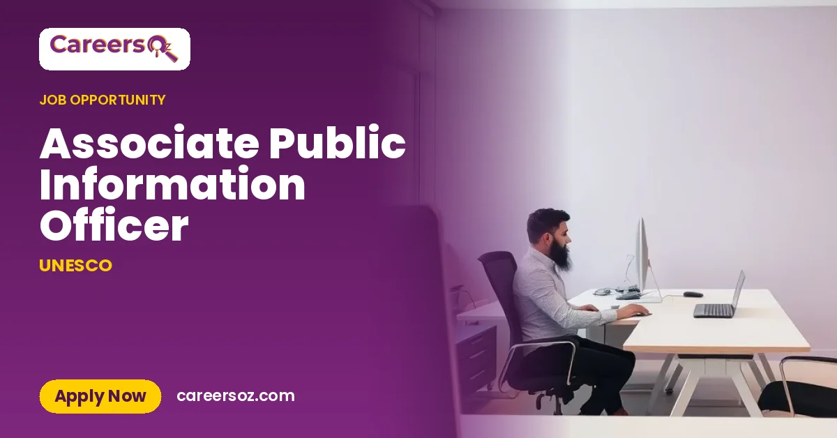 Associate Public Information Officer – UNESCO