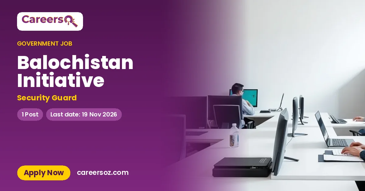 Balochistan Initiative – Security Guard