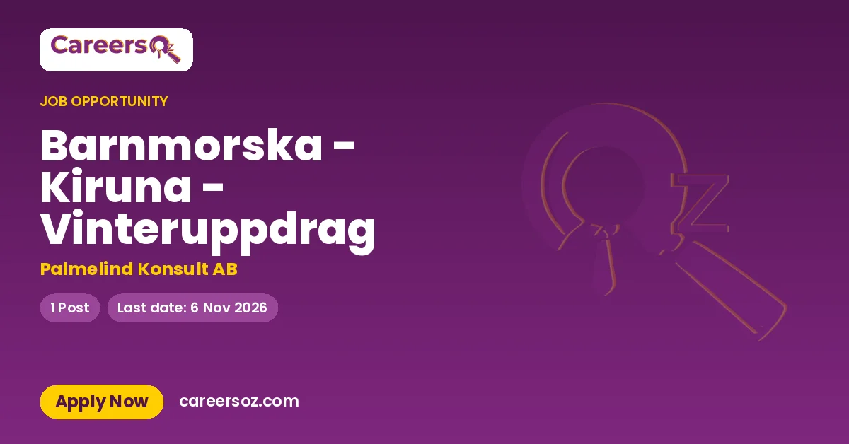 Barnmorska - Kiruna - Vinteruppdrag – Palmelind Konsult AB