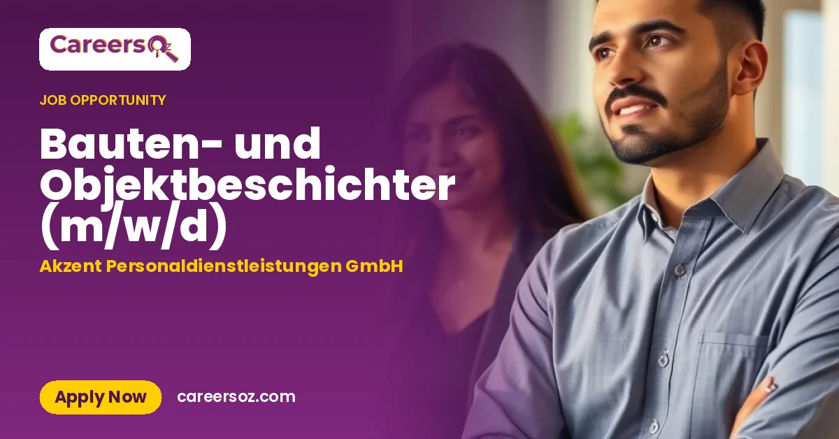Bauten- und Objektbeschichter (m/w/d) – Akzent Personaldienstleistungen GmbH