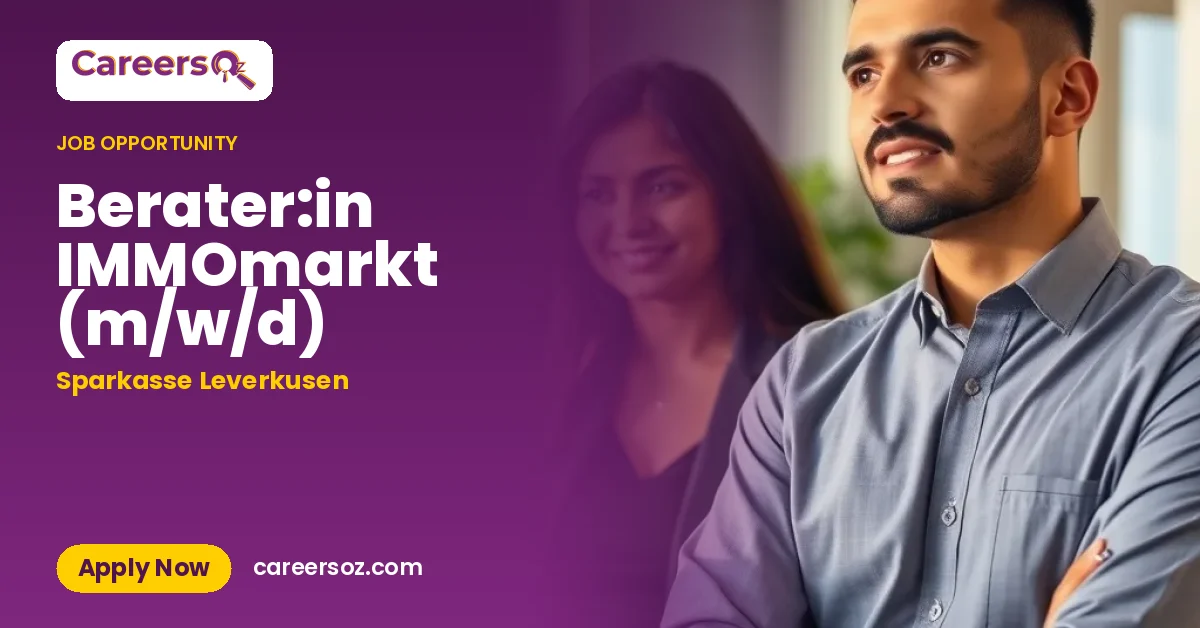 Berater:in IMMOmarkt (m/w/d) – Sparkasse Leverkusen