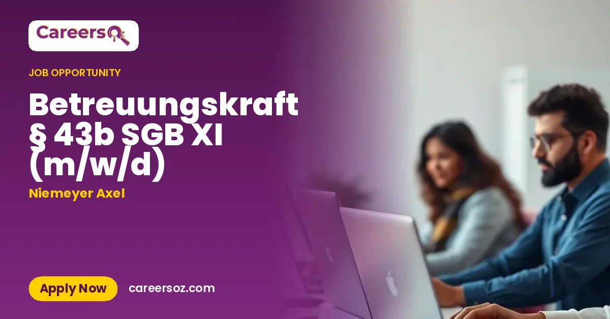 Betreuungskraft § 43b SGB XI (m/w/d) – Niemeyer Axel