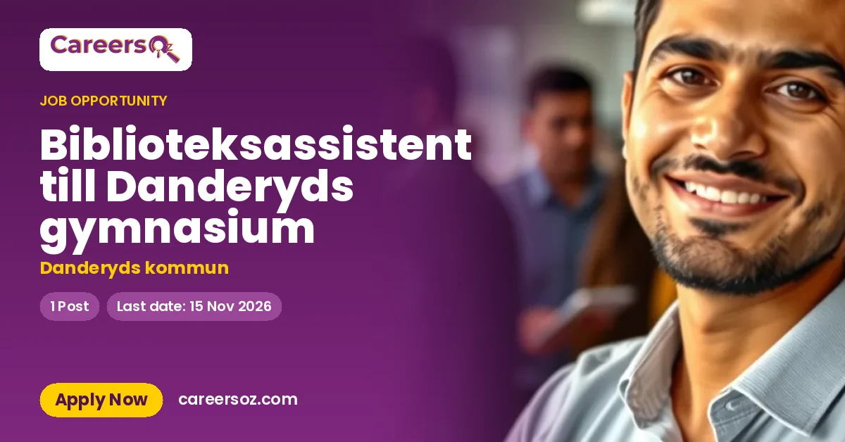 Biblioteksassistent till Danderyds gymnasium – Danderyds kommun