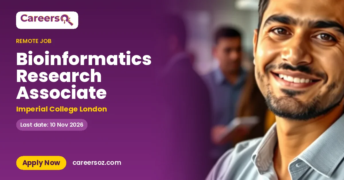 Bioinformatics Research Associate – Imperial College London