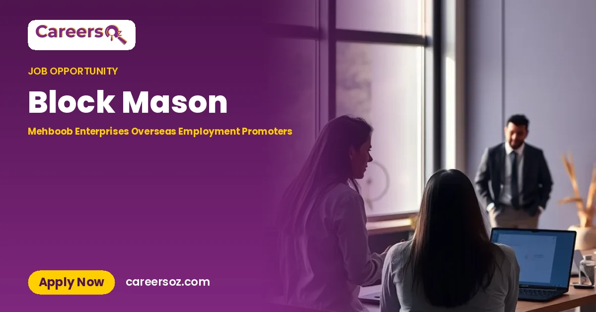 Block Mason – Mehboob Enterprises Overseas Employment Promoters