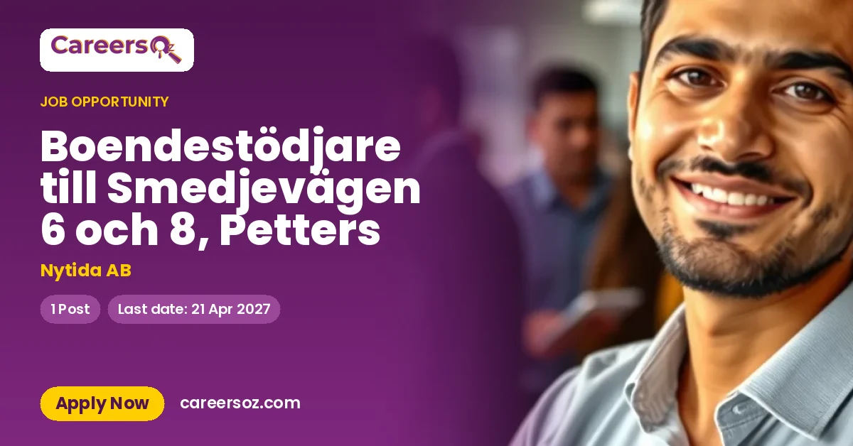 Boendestödjare till Smedjevägen 6 och 8, Petters – Nytida AB