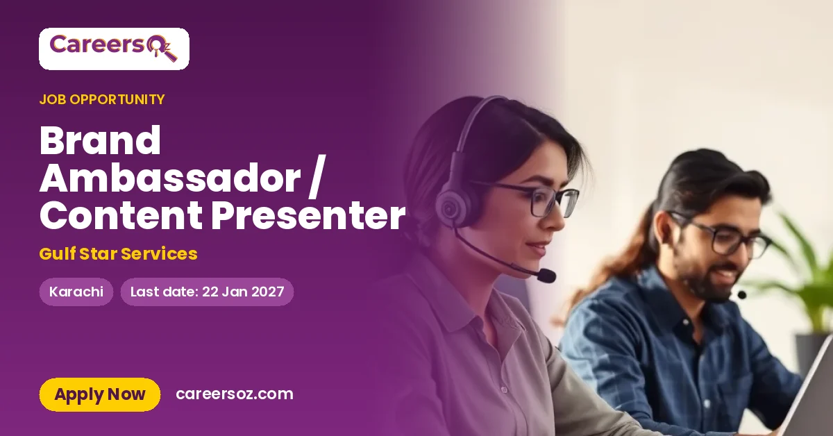 Brand Ambassador / Content Presenter – Gulf Star Services