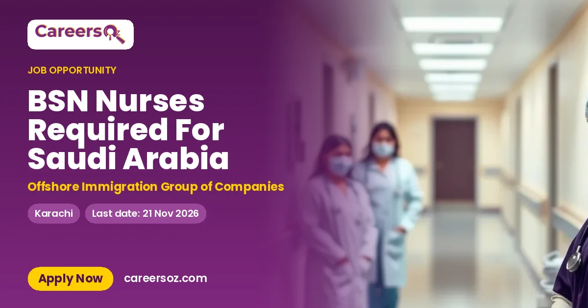 BSN Nurses Required For Saudi Arabia – Offshore Immigration Group of Companies
