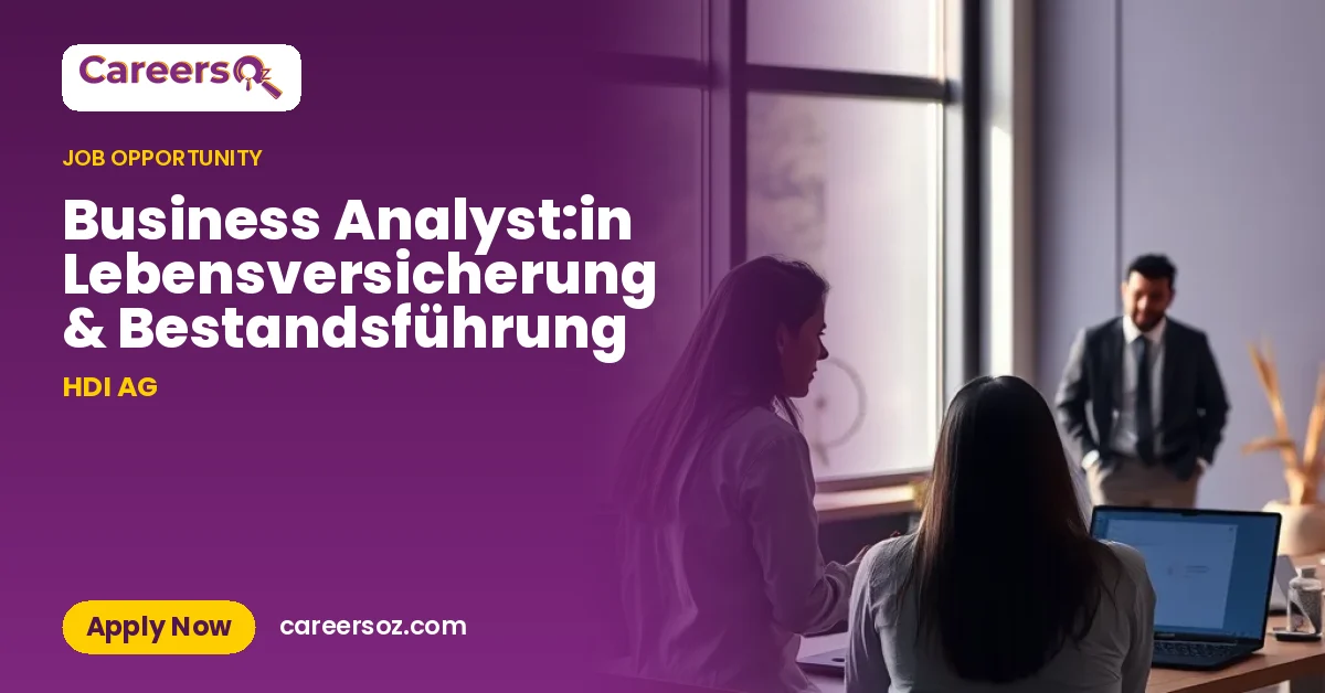Business Analyst:in Lebensversicherung & Bestandsführung – HDI AG