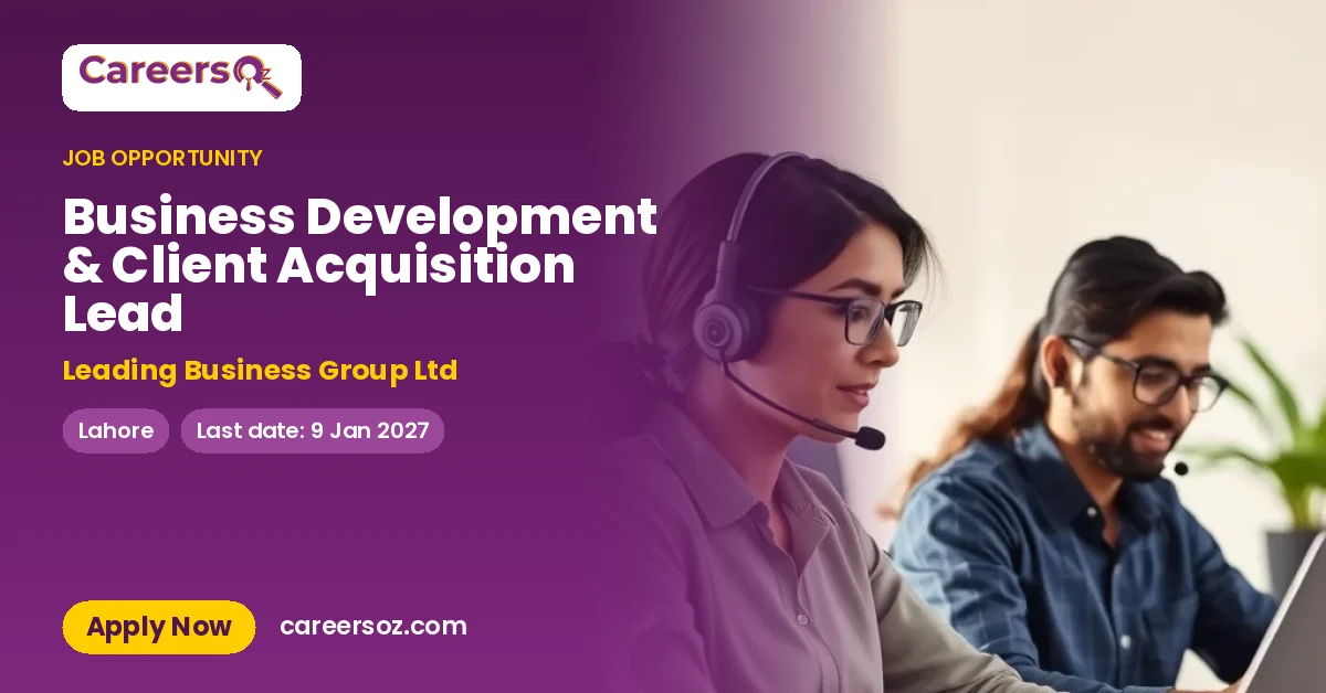 Business Development & Client Acquisition Lead – Leading Business Group Ltd