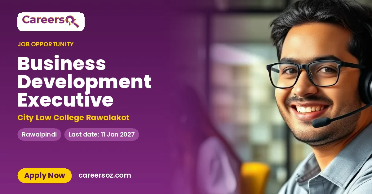 Business Development Executive – City Law College Rawalakot