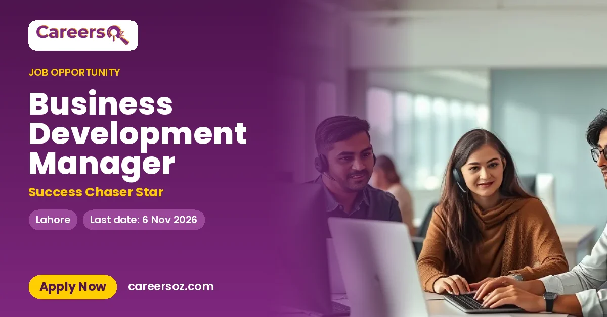 Business Development Manager – Success Chaser Star
