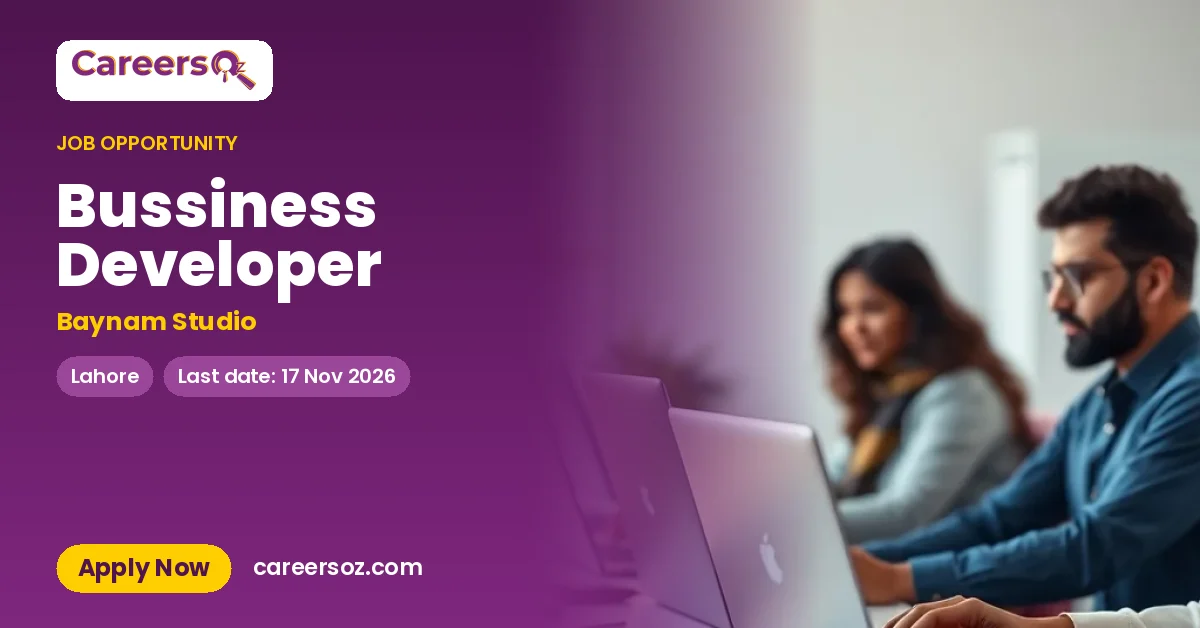 Bussiness Developer – Baynam Studio